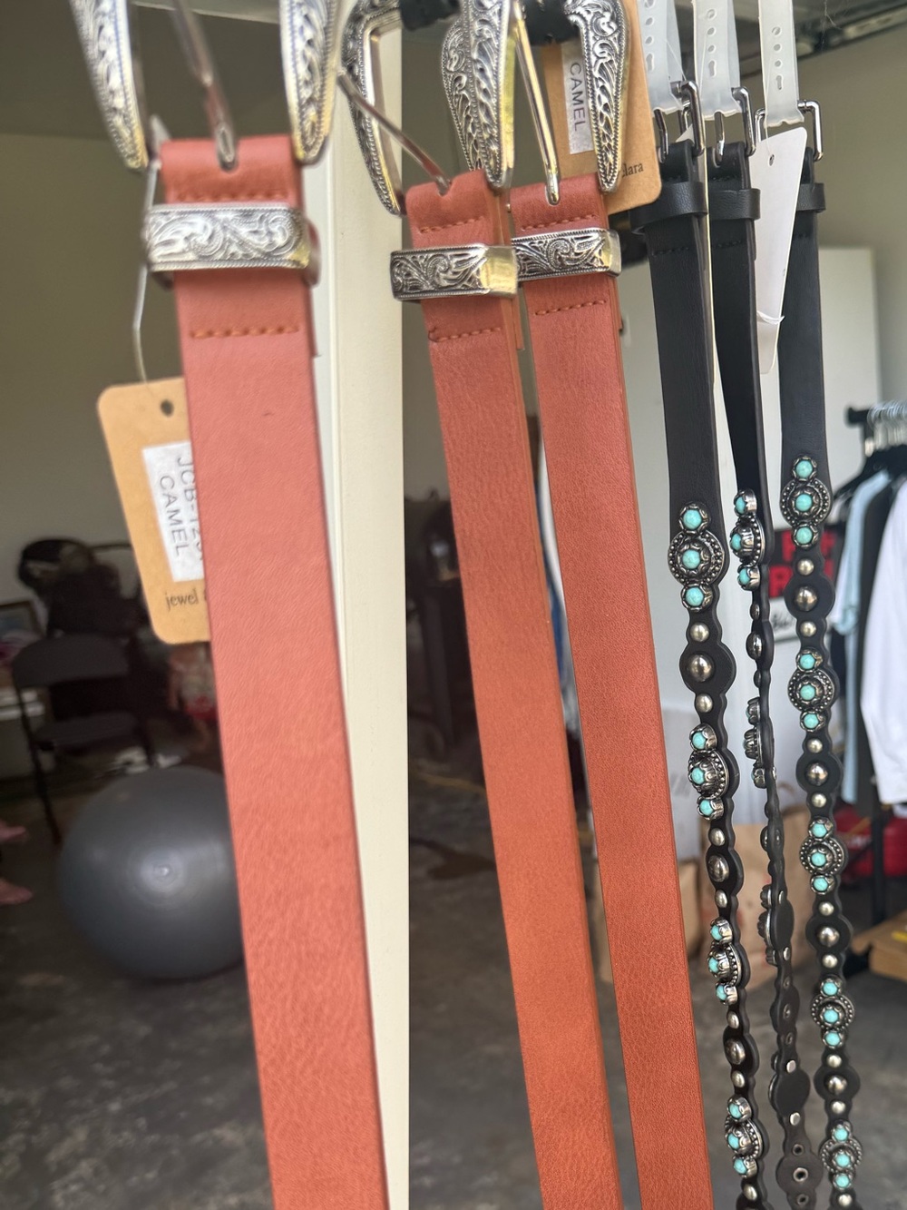Women’s Leather Belt - Camel Smooth